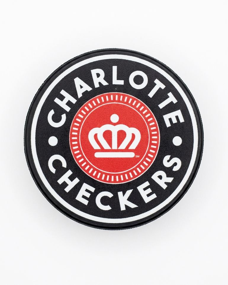 Charlotte Checkers Crown Puck