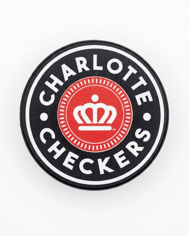Charlotte Checkers Crown Puck