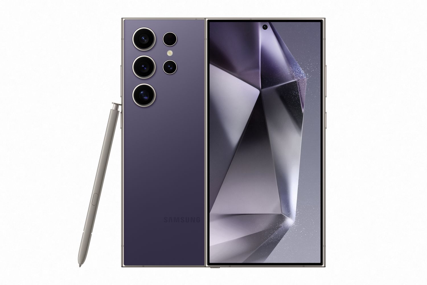 Samsung S24 Ultra (Pre Owned), Color: Titanium Violet, Storage: 256GB