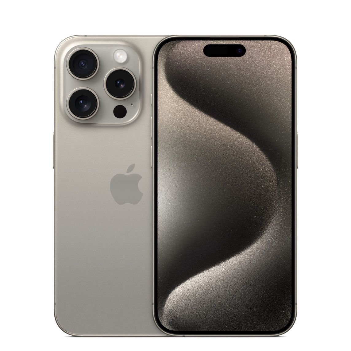 iPhone 15 Pro (Pre Owned), Color: Natural Titanium, Storage: 128GB