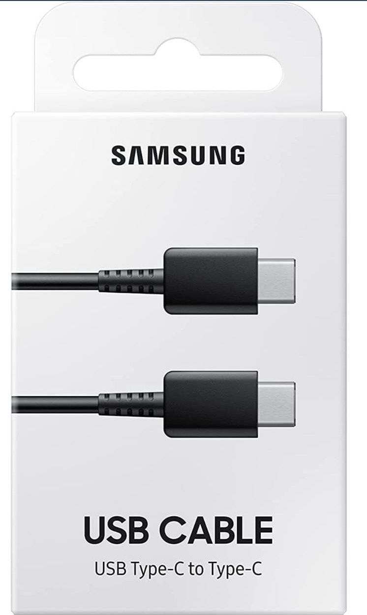 Samsung Charging Cable, Length: 1m, Type: USB-C to USB-C