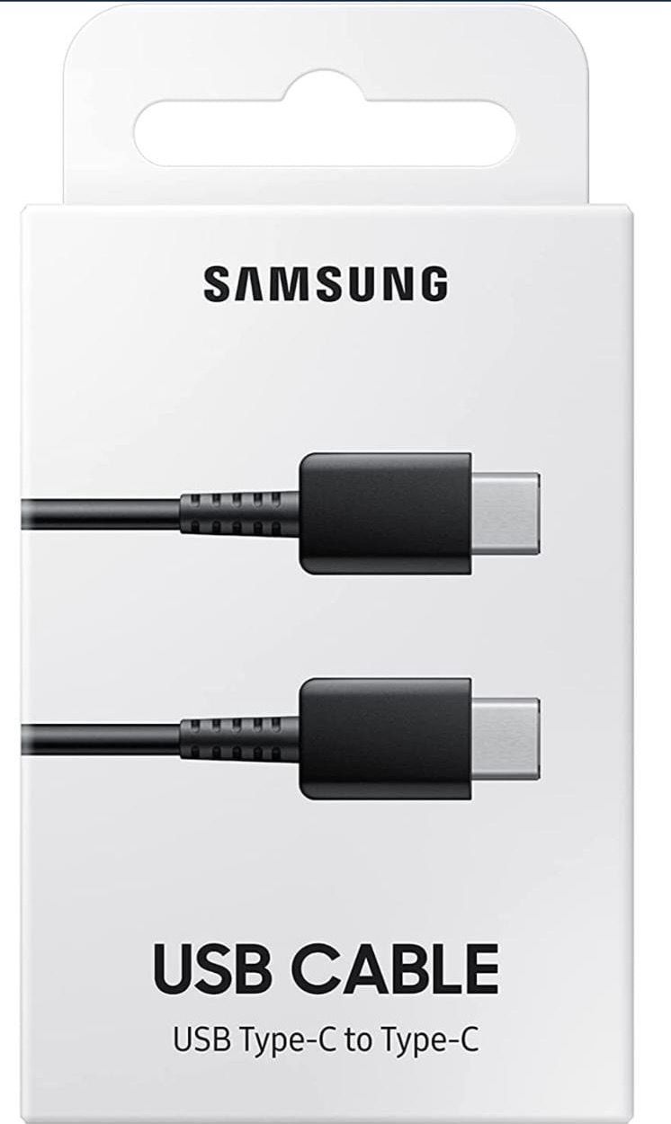 Samsung Charging Cable, Length: 1m, Type: USB-C to USB-C