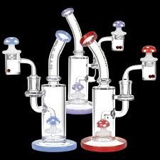 Mushroom Globe Water Pipe 7"