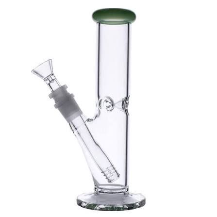 8.5" Tapered Clear Mini Straight Tube Water Pipe