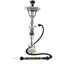 Khalil Mamoon Shareef Short Silver Hookah Khalil Mamoon Shareef Short Silver Hookah
