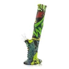 Slanted Silicone Water Pipe 13"
