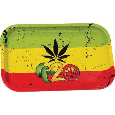 420 Rasta Rolling Tray 420 Rasta Rolling Tray