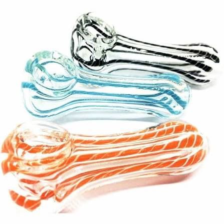 3" & 4" Glass Hand Pipe 3" & 4" Glass Hand Pipe