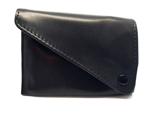 Pouch w/ Buttons Imitation Leather