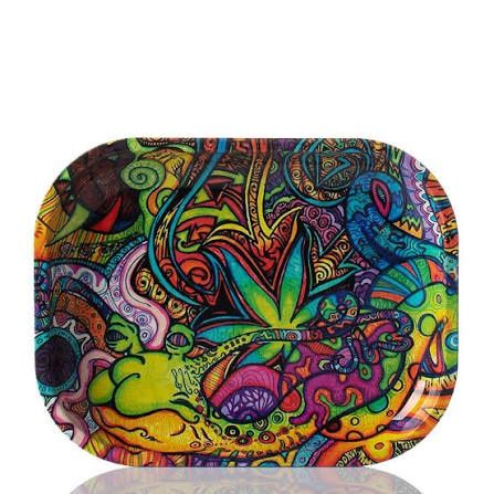 Psychedelic Rolling Tray Small Psychedelic Rolling Tray Small