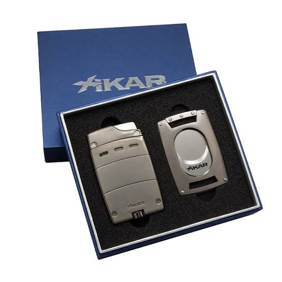 Xikar Ultra Combo Gunmetal Cutter Lighter Set Xikar Ultra Combo Gunmetal Cutter Lighter Set