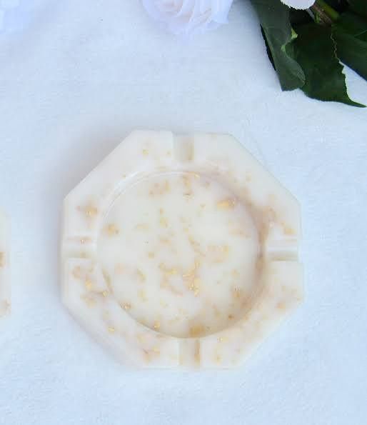 Hexagon Resin Flower Ashtray