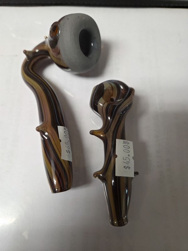 Redmond Glass Hand Blown Wood Grain Redmond Glass Hand Blown Wood Grain