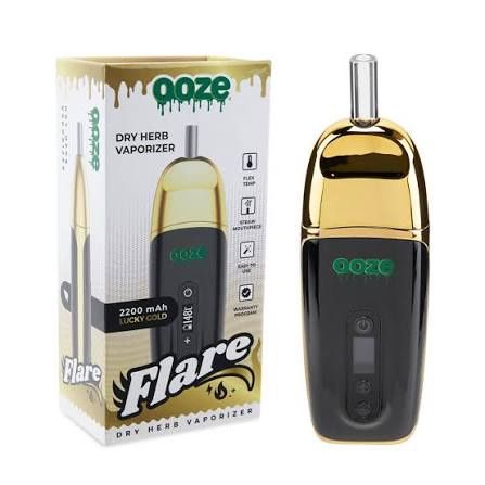 Ooze Flare Dry Herb Vaporizer Lucky Gold