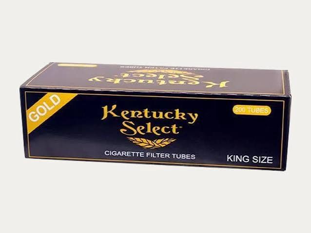 Kentucky Select Gold Cigarette Filter Tubes 200ct