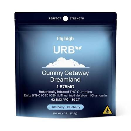 Urb Getaway Dreamland Elderberry Blueberry Indica