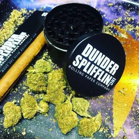 Dunder Splifflin Grinder Large Green
