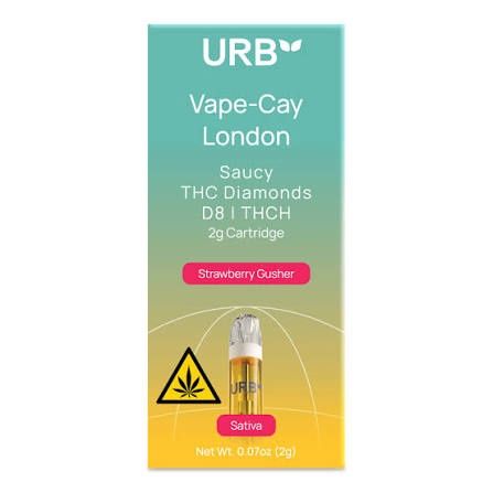 Urb Saucy THC Diamonds 2g Cart