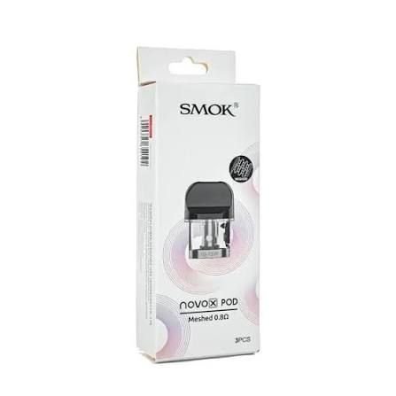 Smok Novo X Meshed Pod 0.8 (2ml, sidefill, 3pk)