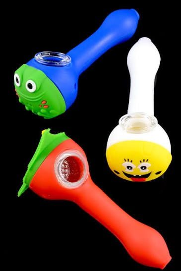 Character Silicone Hand Pipe