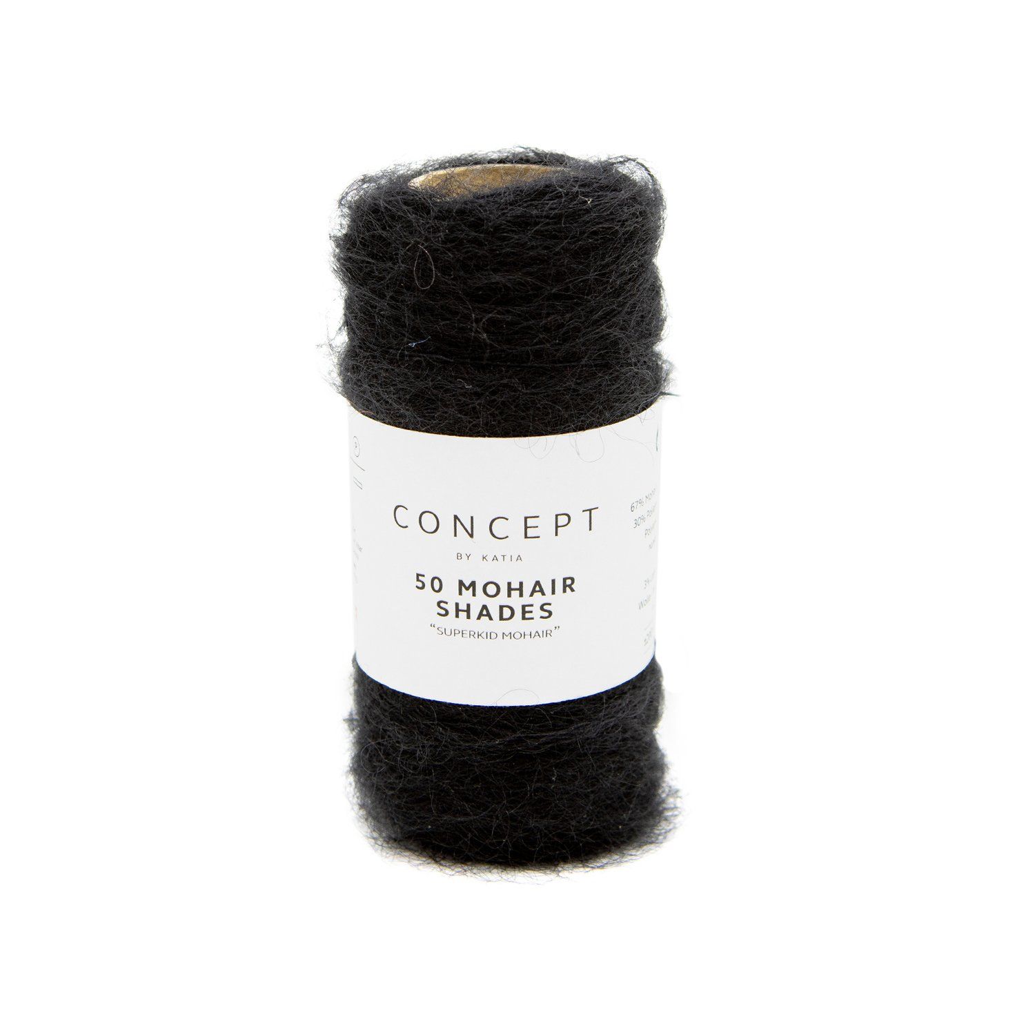 50 Mohair Shades | 10 Zwart