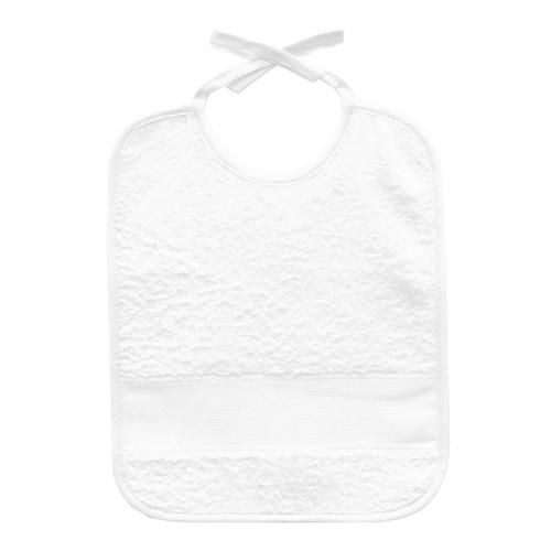 Baby slab met aïda borduurrand | 009 wit