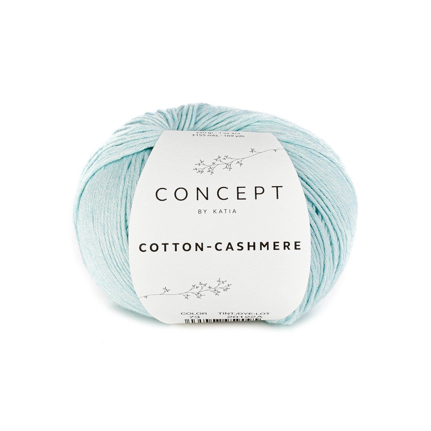 Cotton Cashmere | 73 Water blauw
