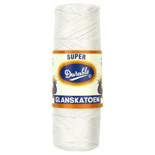 Durable | Glanskatoen No. 10 Wit 009