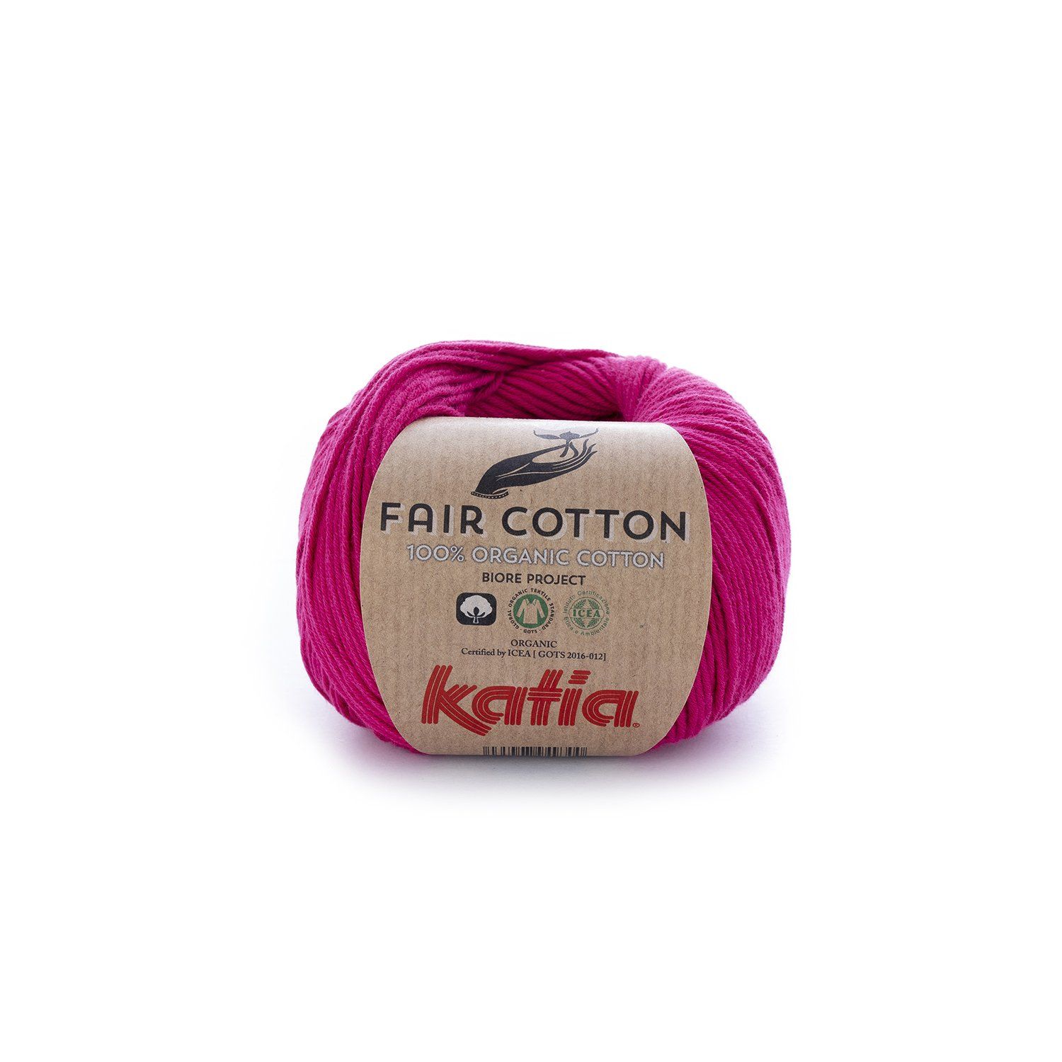 Fair cotton | 32 Framboos rood