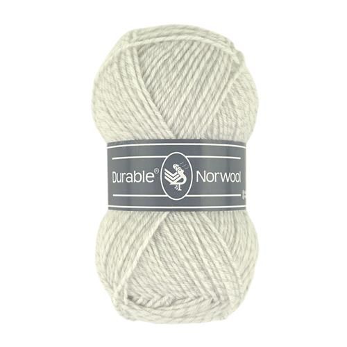 Durable Norwool | M016 wit/grijs