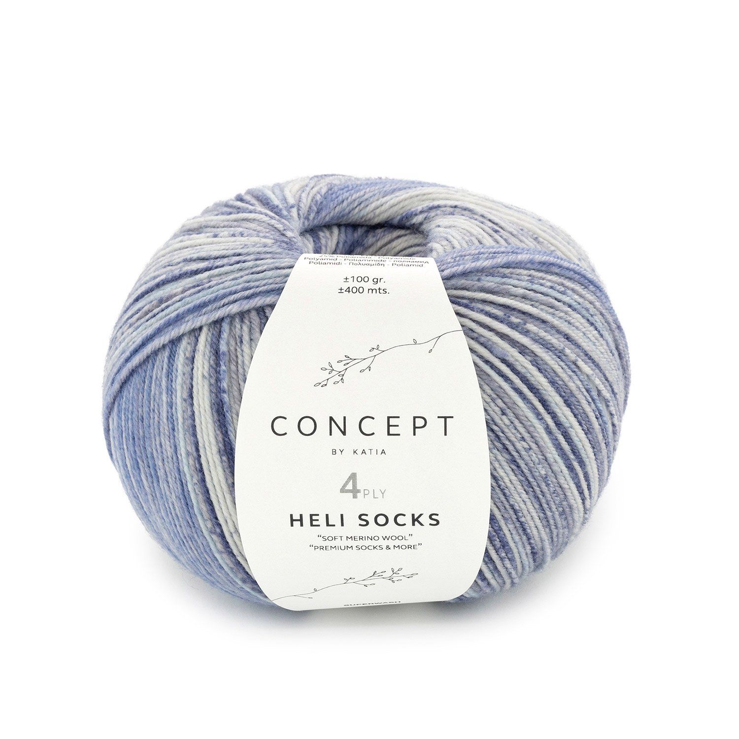 Helisocks | 303 Blauw-Grijs-Donker blauw
