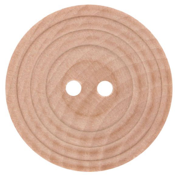 Houten knoop met rand 32mm