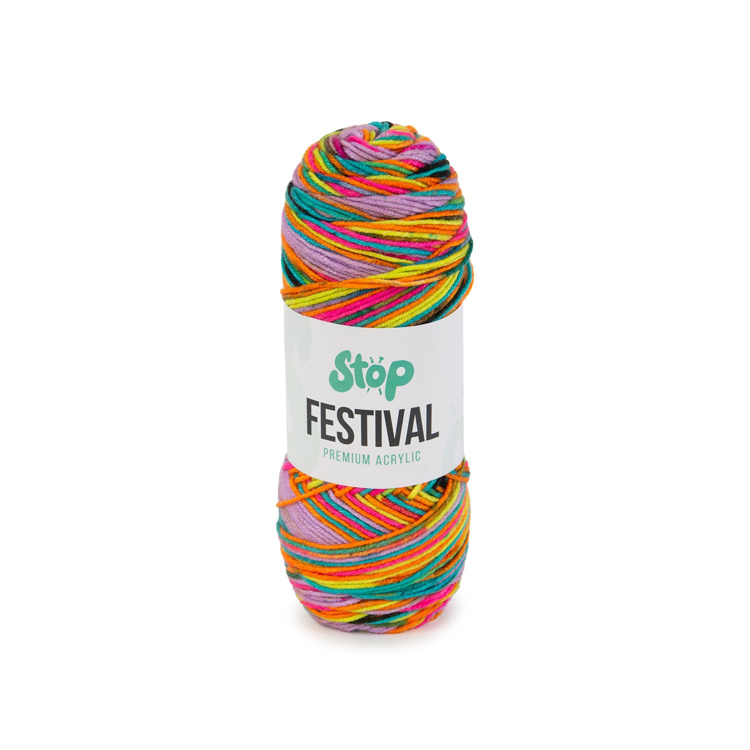 Katia Festival | 200 Lila-Fuchsia-Oranje-Zwart