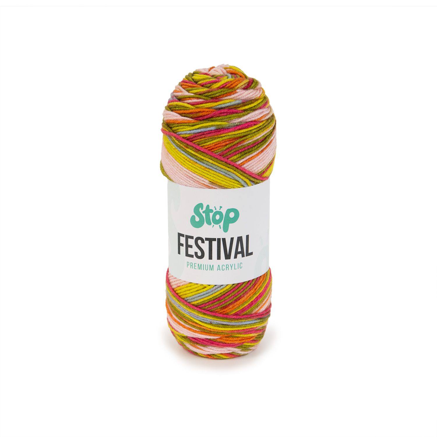 Katia Festival | 204 Kauwgom roze-Roest bruin-Pastel