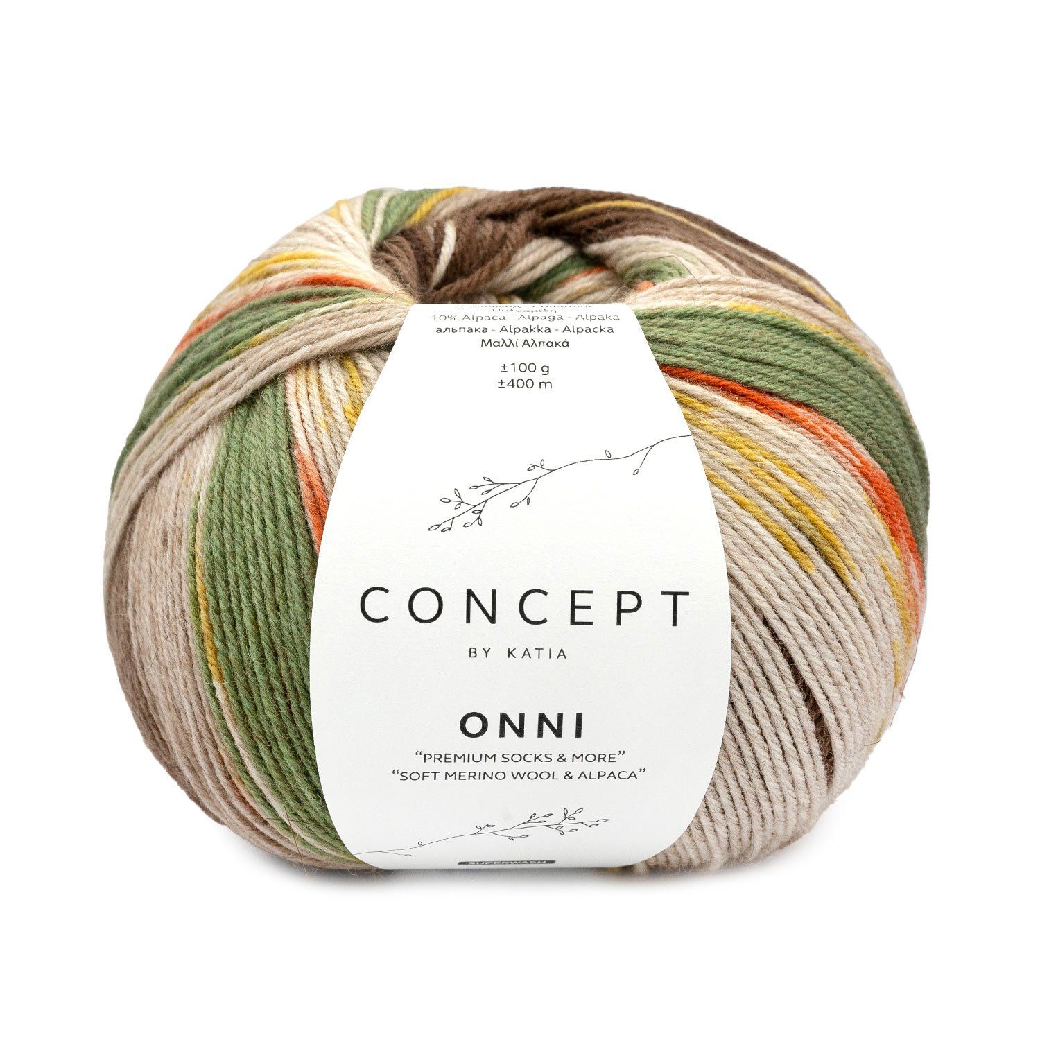 Katia Onni Socks | 400 Bruin-Roest bruin-Oker