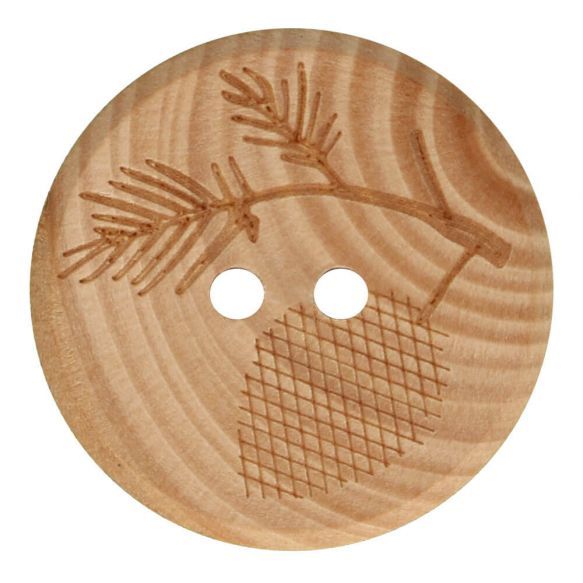 Knoop hout takje 25mm