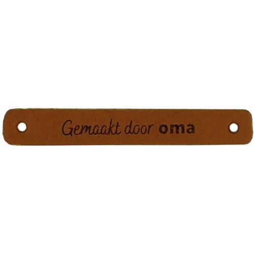 Label oma donkerbr 2st.