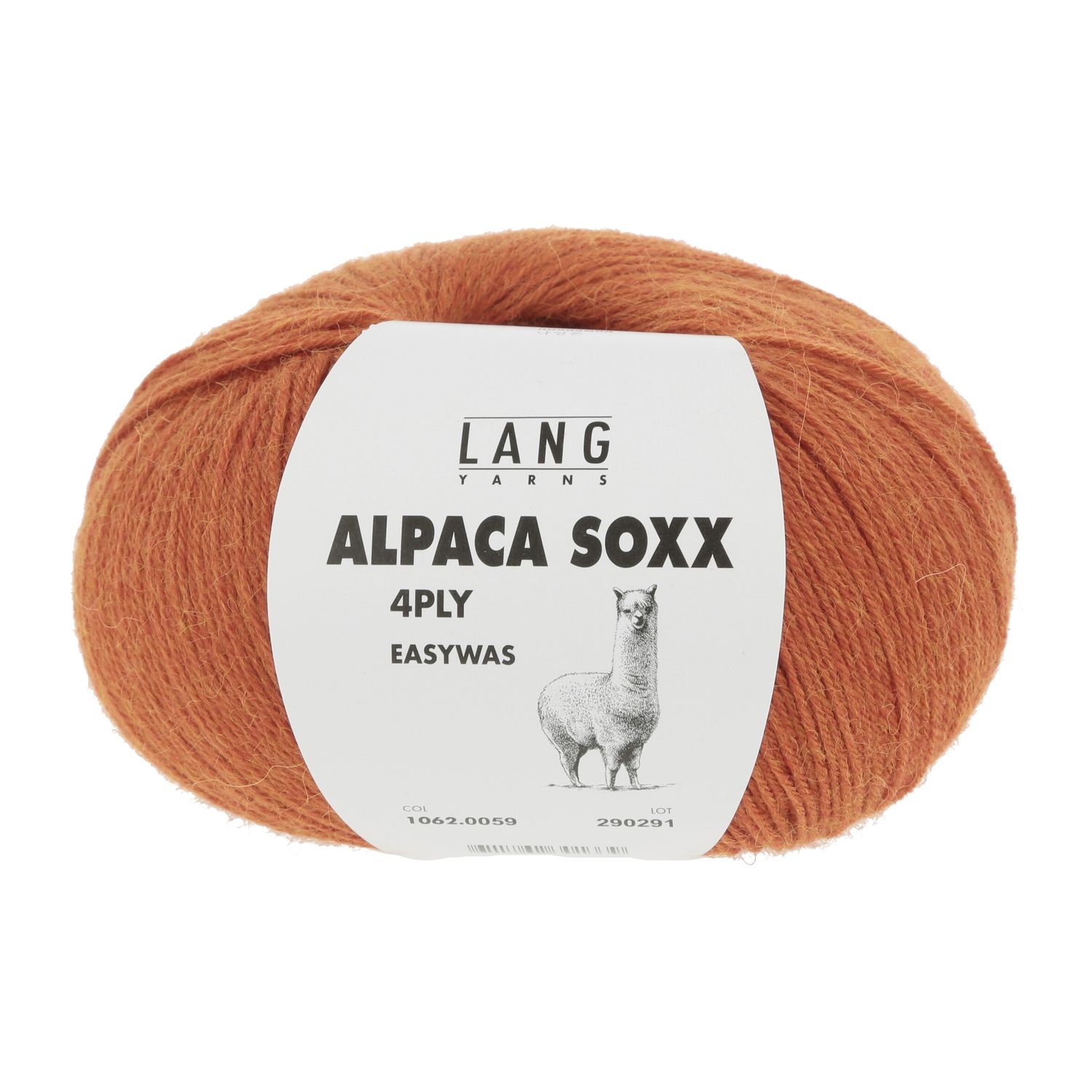 Lang Yarns Alpaca Soxx 4-ply | 0059 oranje melange