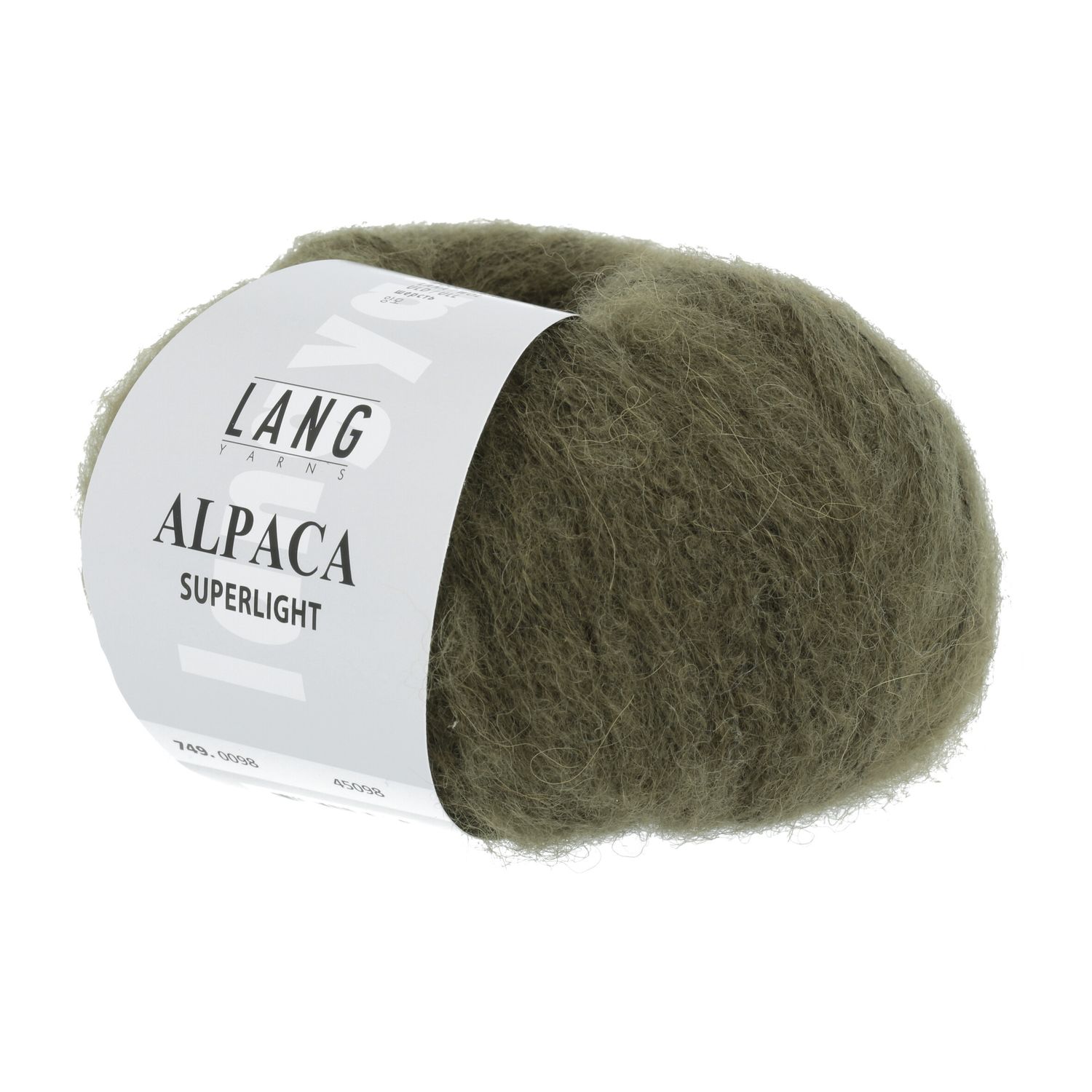 Lang Yarns Alpaca Superlight | 0098 donker olijf