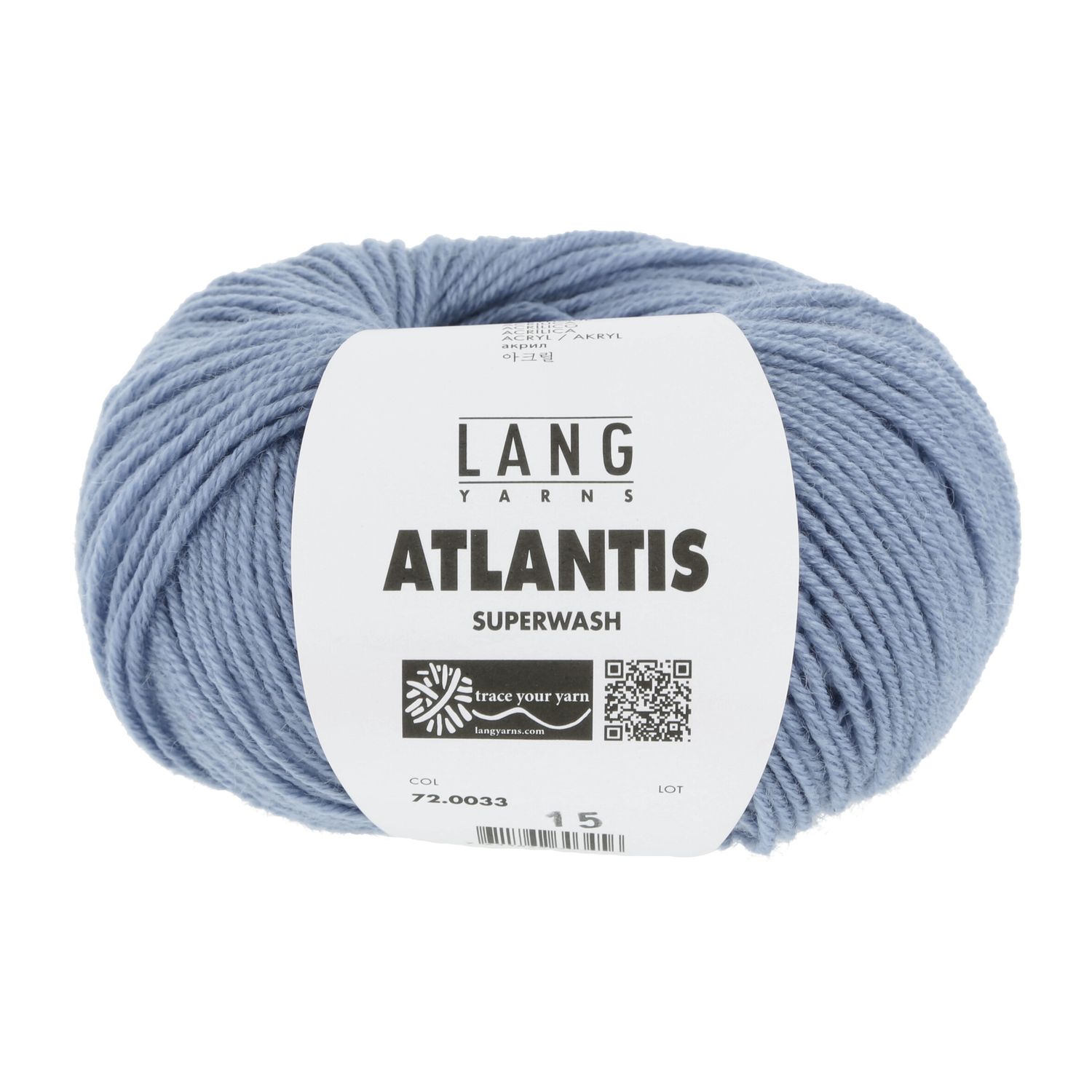 Lang Yarns Atlantis | 0033 licht jeans