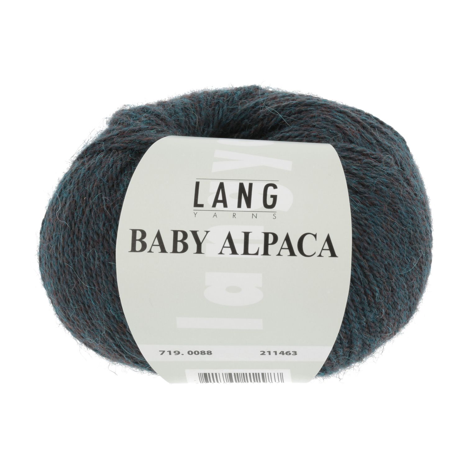Lang Yarns Baby Alpaca | 0088 petrol melange