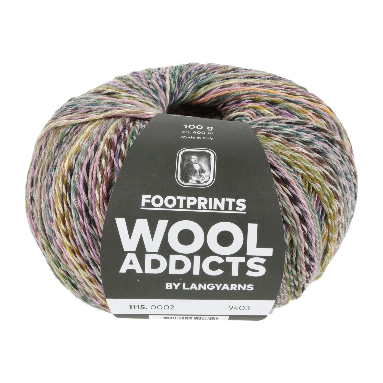 Lang Yarns Footprints | 0002 roze,groen