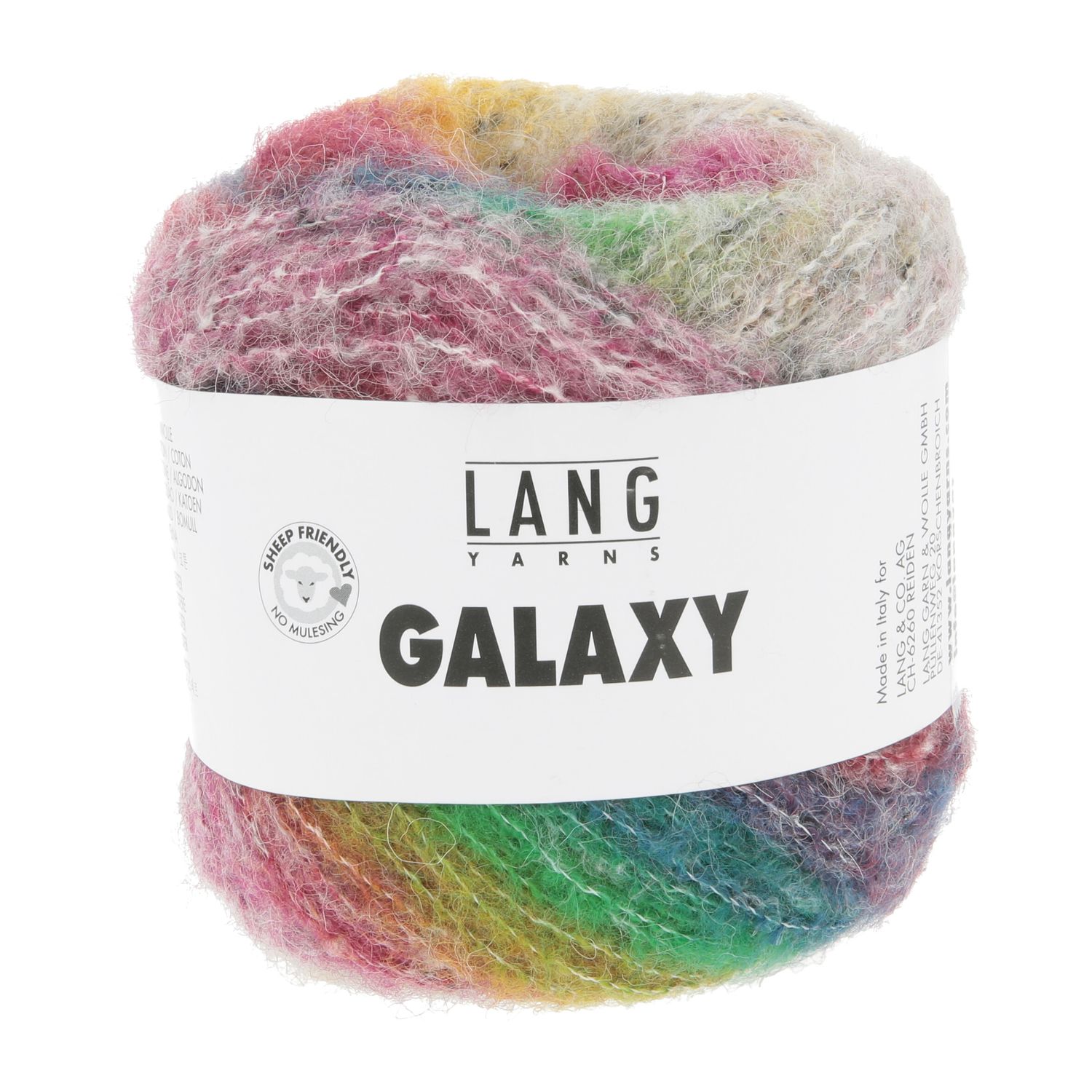 Lang Yarns Galaxy | 0005 Roze,oranje,groen