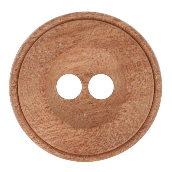 Knoop hout 2-gaats 27,5mm