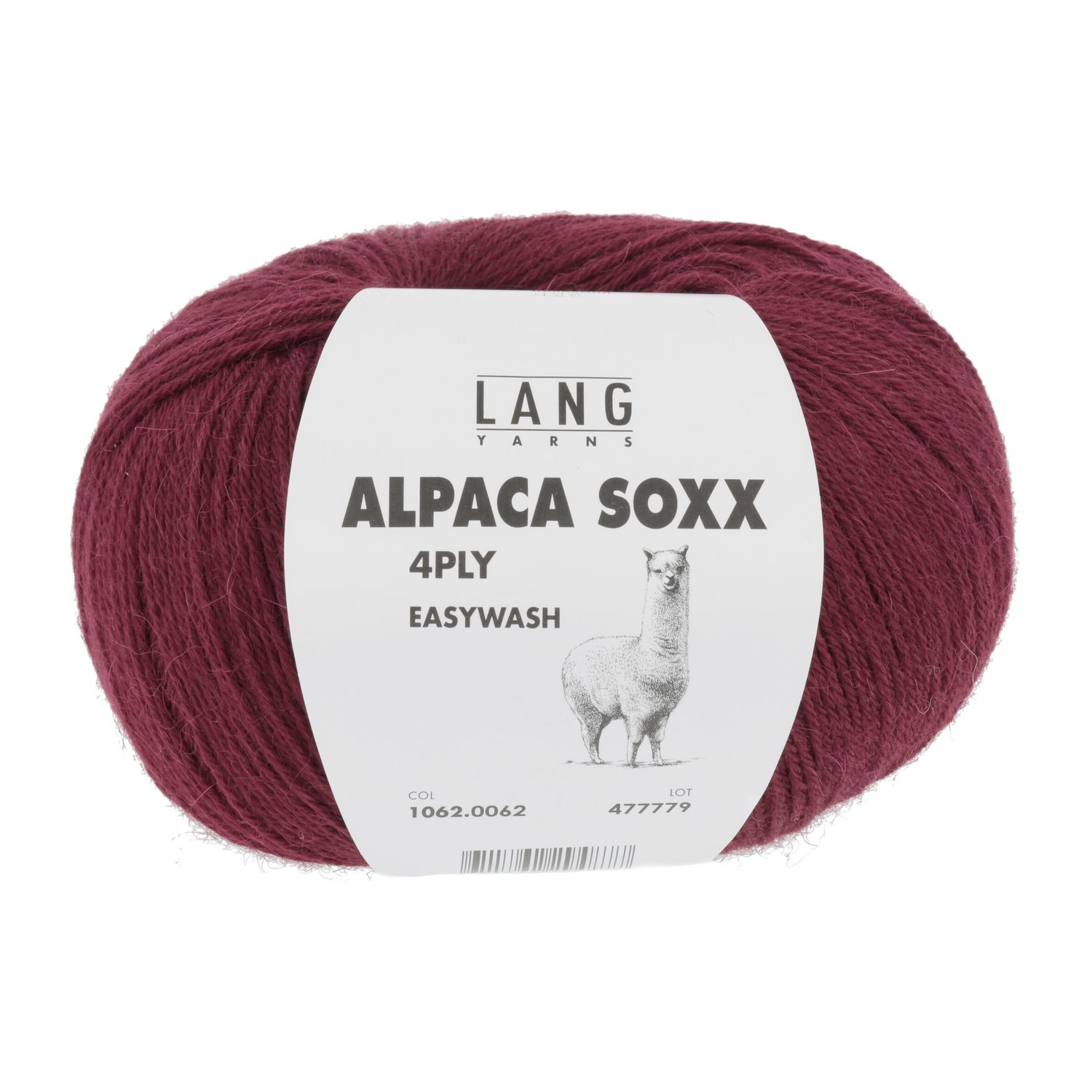 Lang Yarns Alpaca Soxx 4-ply | 0062 wijn rood