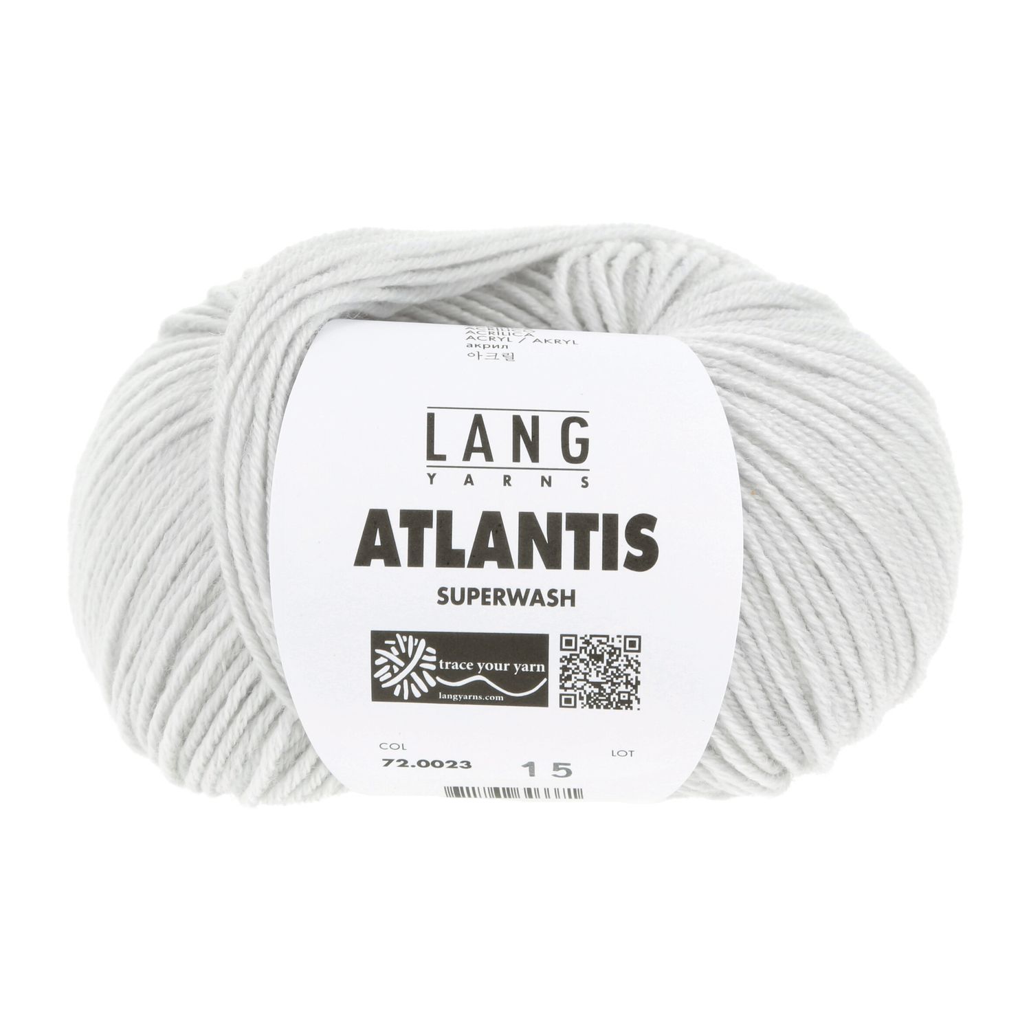 Lang Yarns Atlantis | 0023 licht grijs