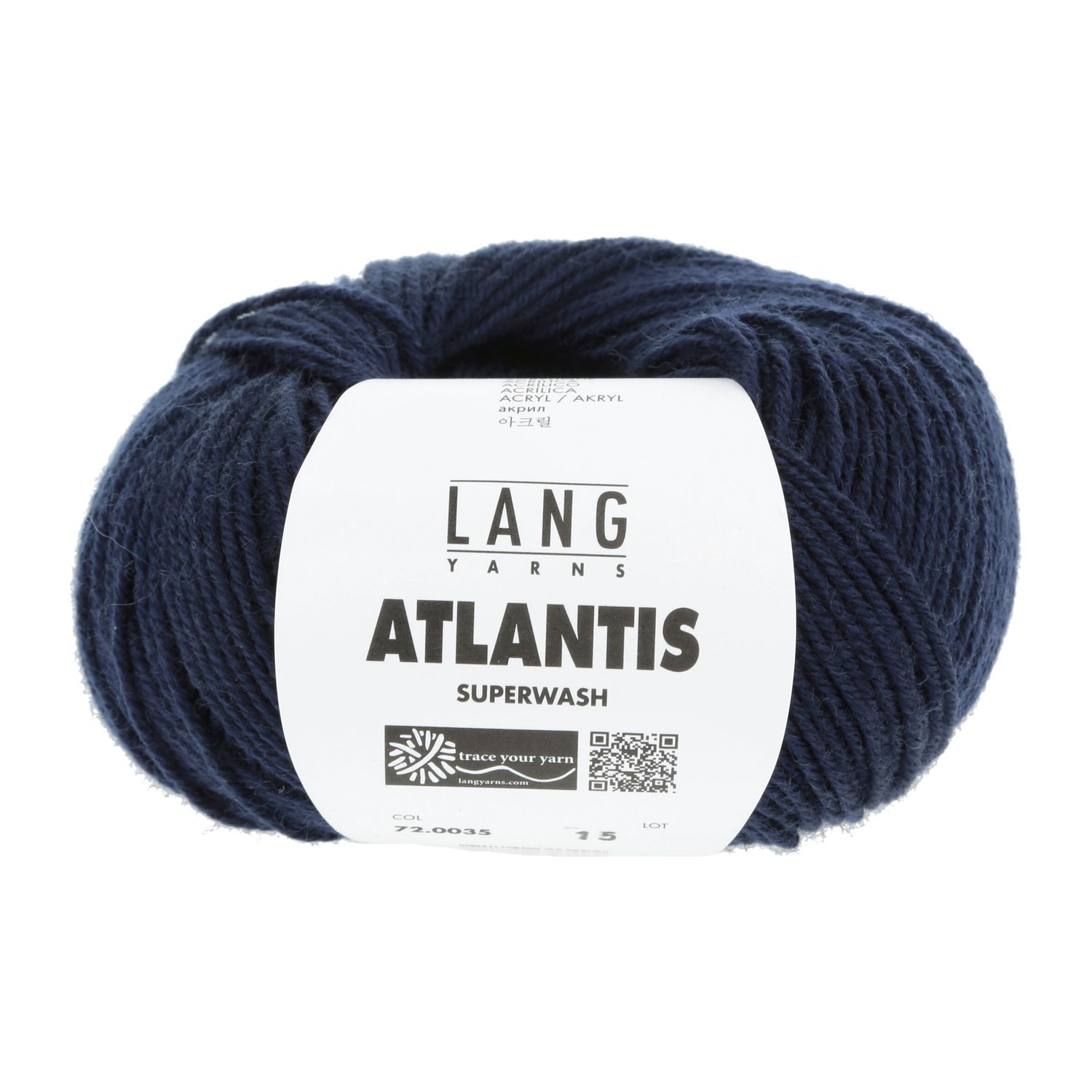 Lang Yarns Atlantis | 0035 donker blauw