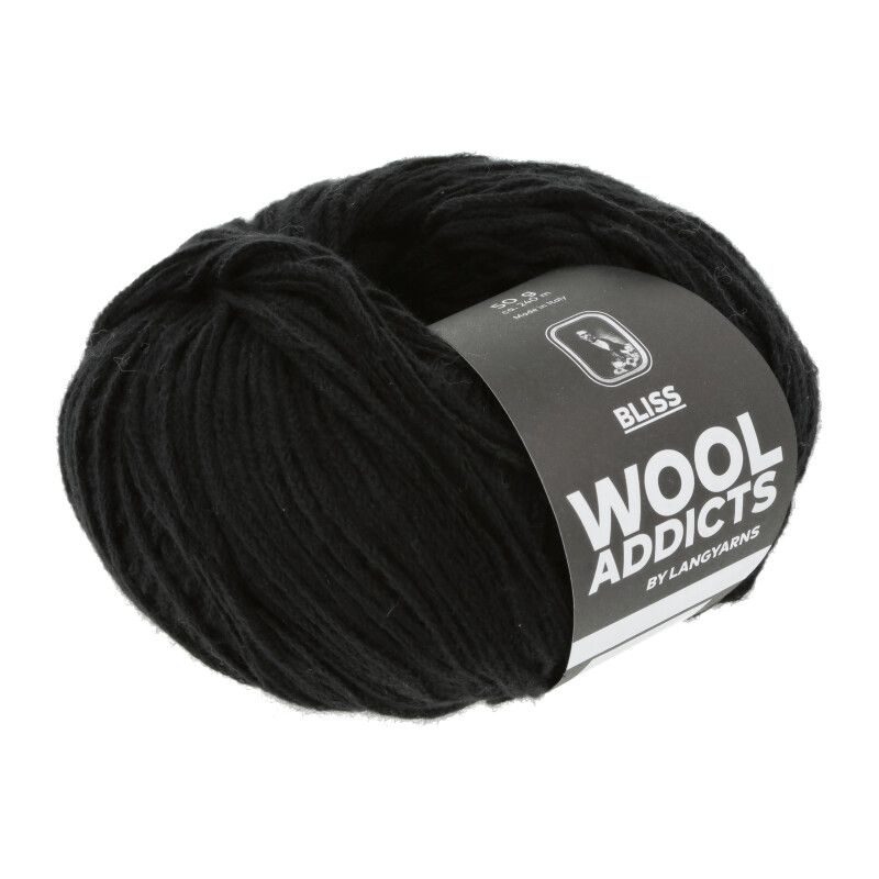 Lang Yarns Bliss - Wooladdicts | 0004 zwart