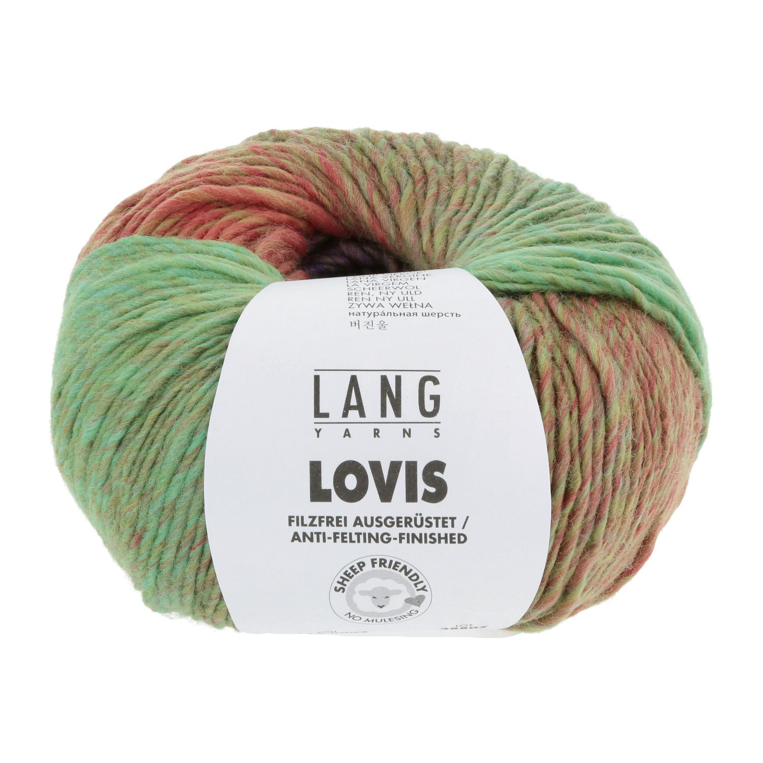 Lang Yarns Lovis | 0004 groen/meloen