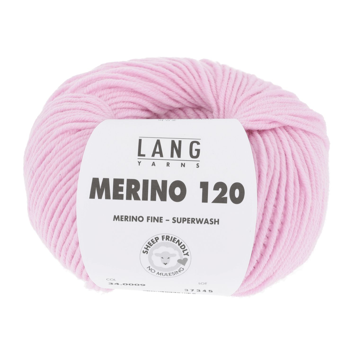 Lang Yarns Merino 120 | 0009 roze